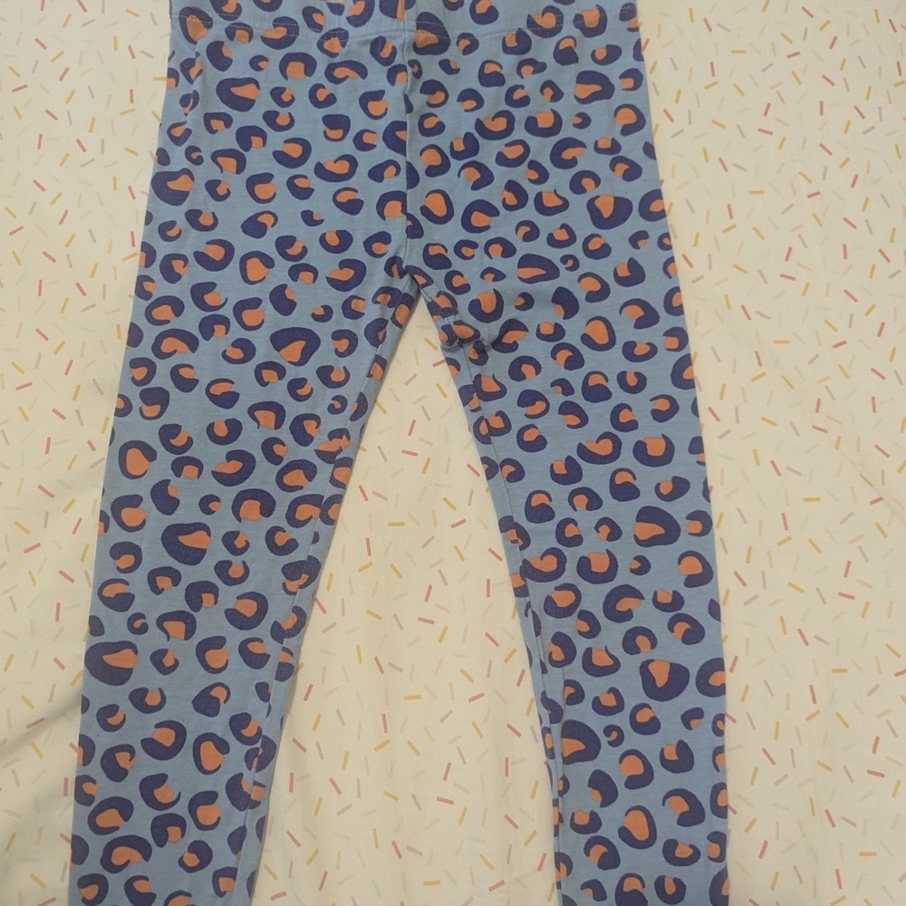 Tucker + Tate Blue and Orange Leggings with Stretchy Fit